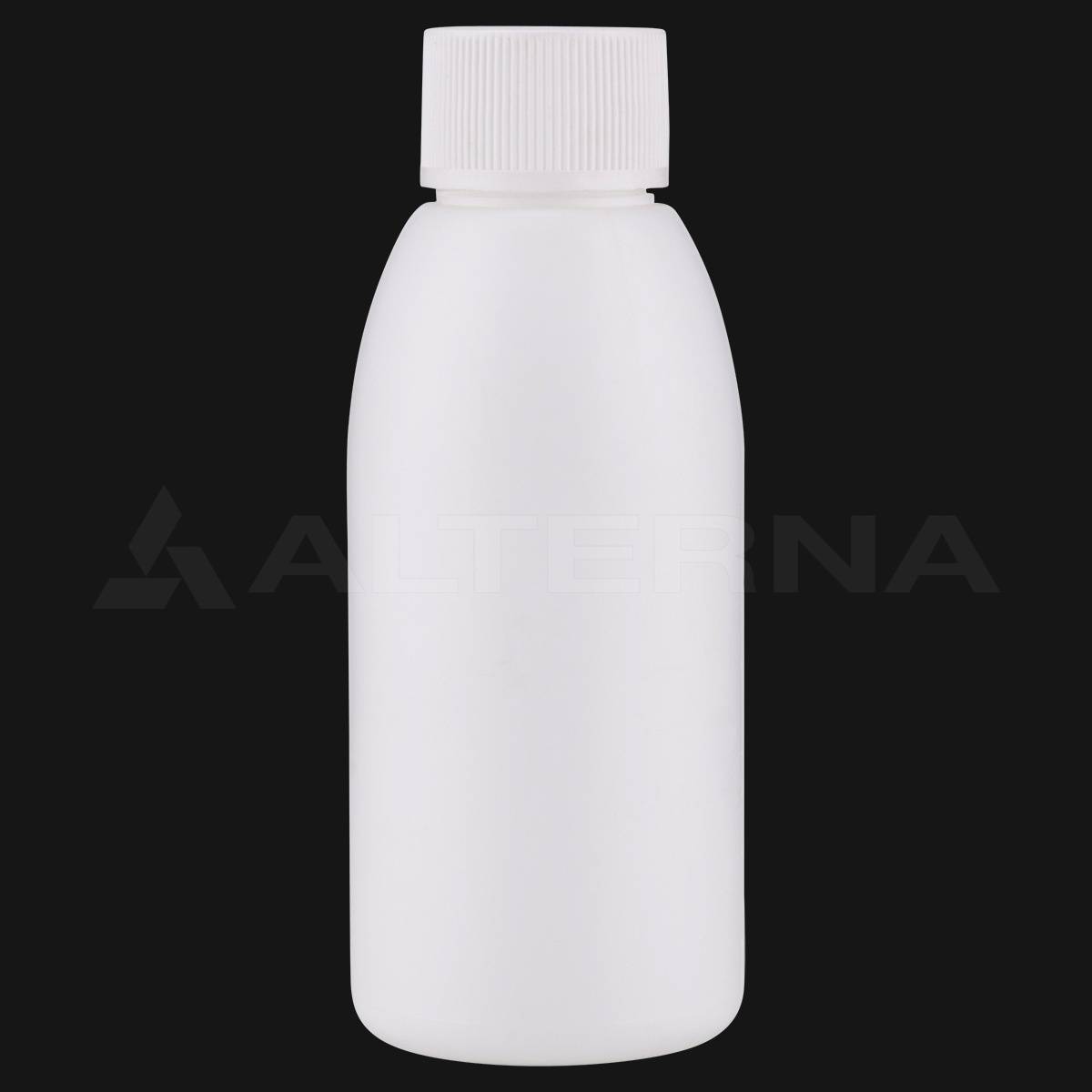 100 ml HDPE Plastik Şişe 24 mm PE Contalı Kapaklı