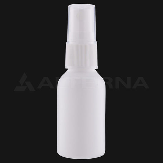 30 ml HDPE Plastik Sprey Şişesi 18 mm Parmak Spreyli