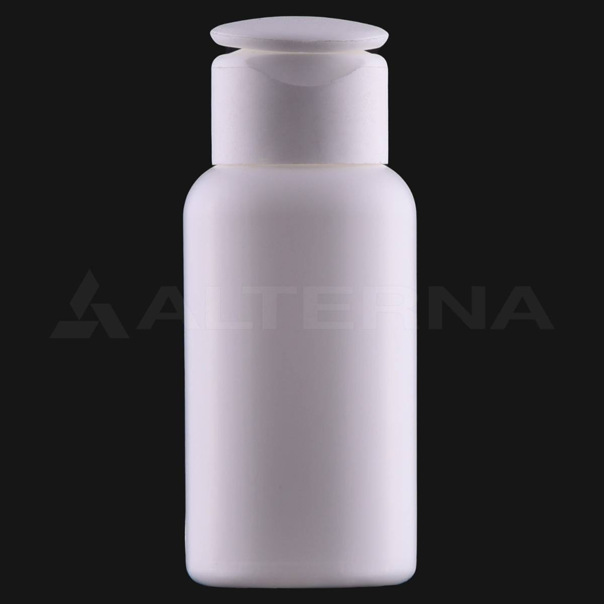 50 ml HDPE Plastik Şişe 24 mm Flip-top Kapaklı