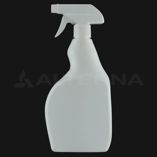 750 ml HDPE Plastik Sprey Şişe 28 mm Trigerli