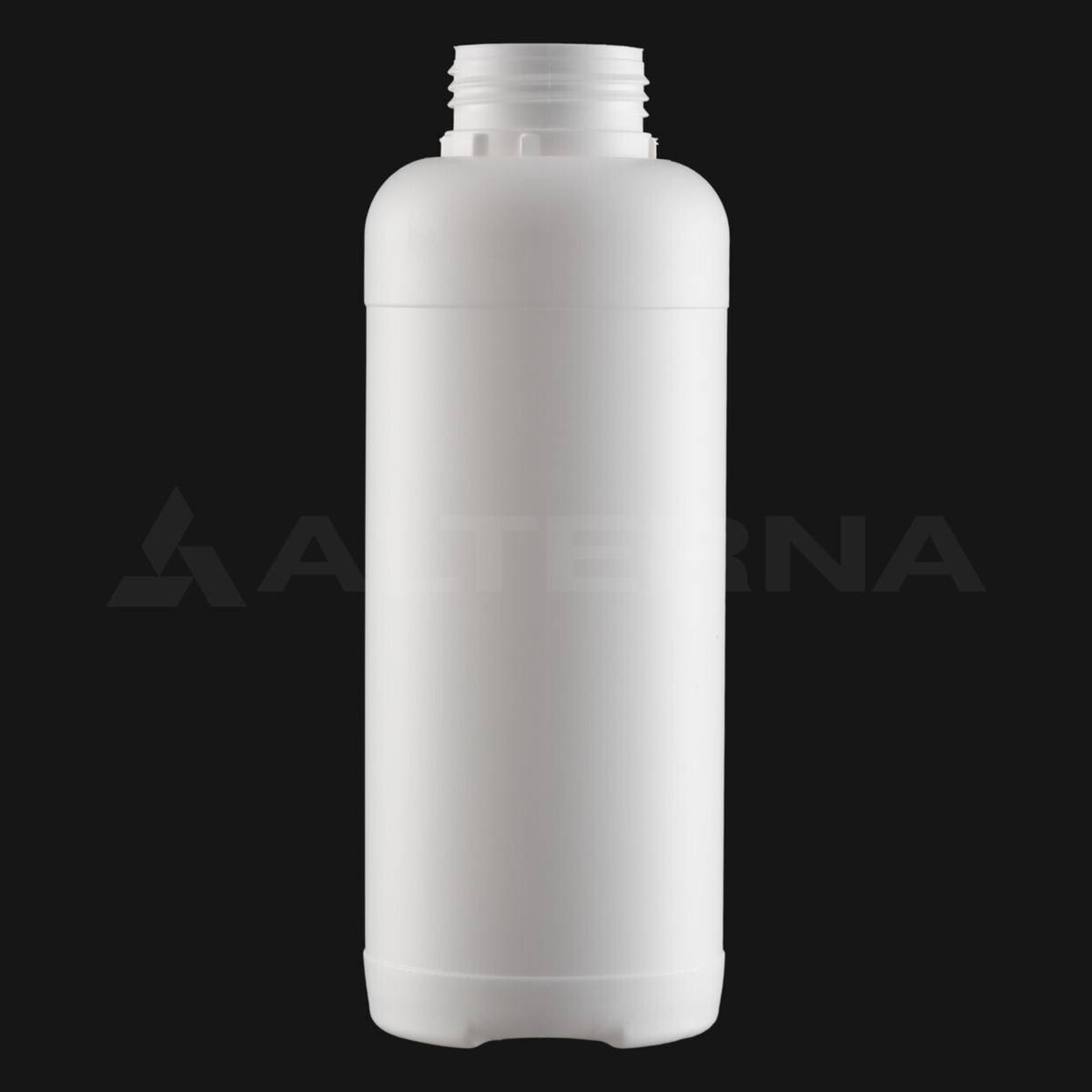 1 Litre HDPE Plastik Şişe 50 mm PE Contalı Kilitli Kapaklı