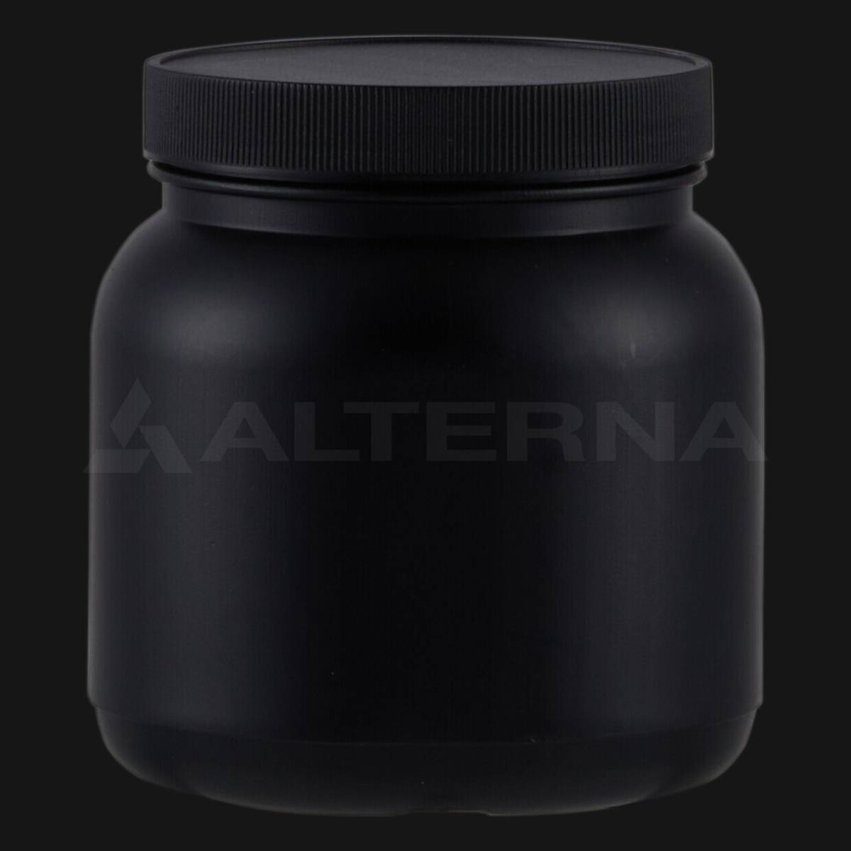 1 Liter HDPE Jar with 100 mm Aluminum Foil Lined Lid - JR1001 | Alternaplast