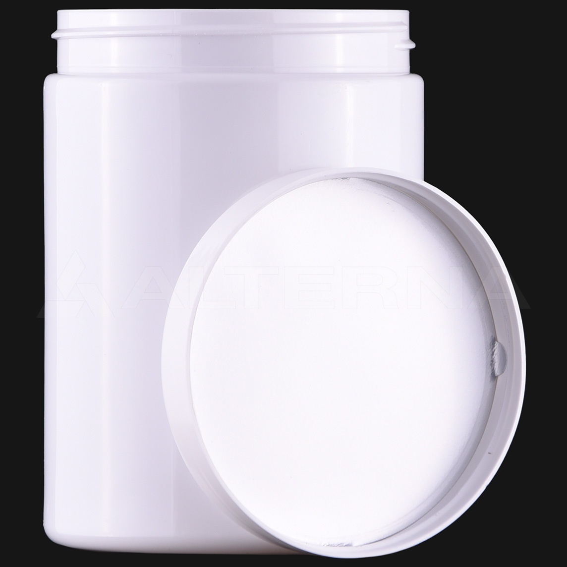 1 Liter PET Jar with 100 mm Aluminum Foil Lined Lid - Thumbnail 3 of 3