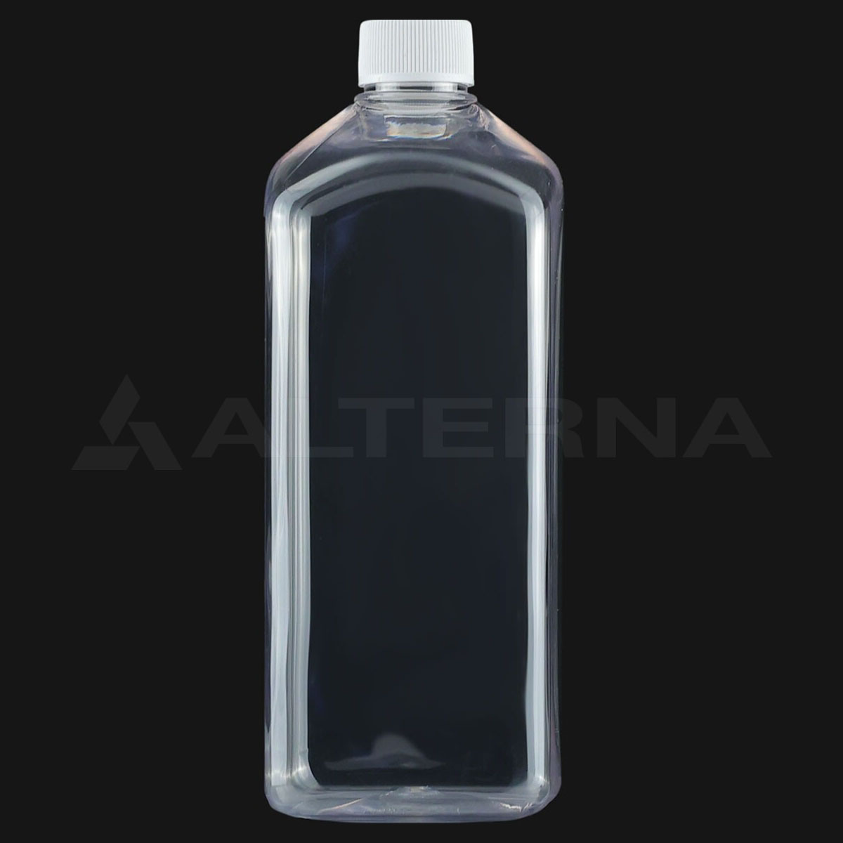 1 Liter PET Square Bottle with 28 mm PE Foam Lined Cap thumbnail 2