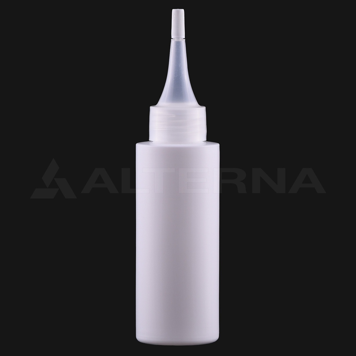 100 ml HDPE Cylinder Bottle with 24 mm Nozzle Cap - B0102K9 | Alternaplast