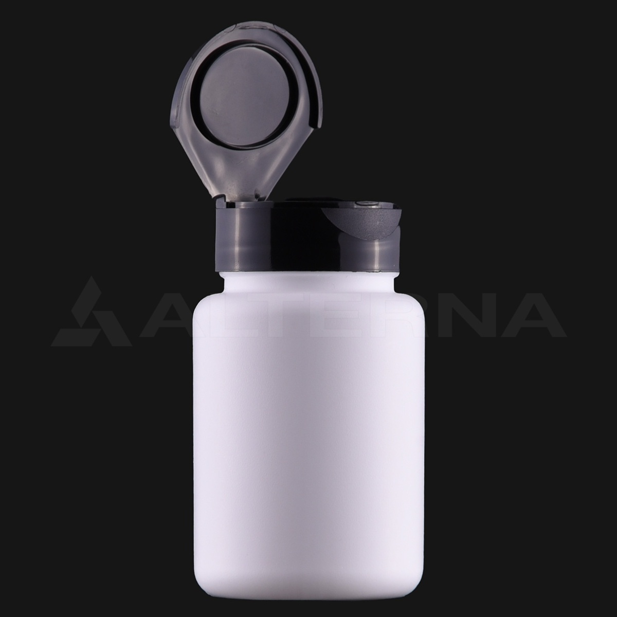 100 ml HDPE Pill Bottle with 38 mm Flip-top Cap - Thumbnail 4 of 5