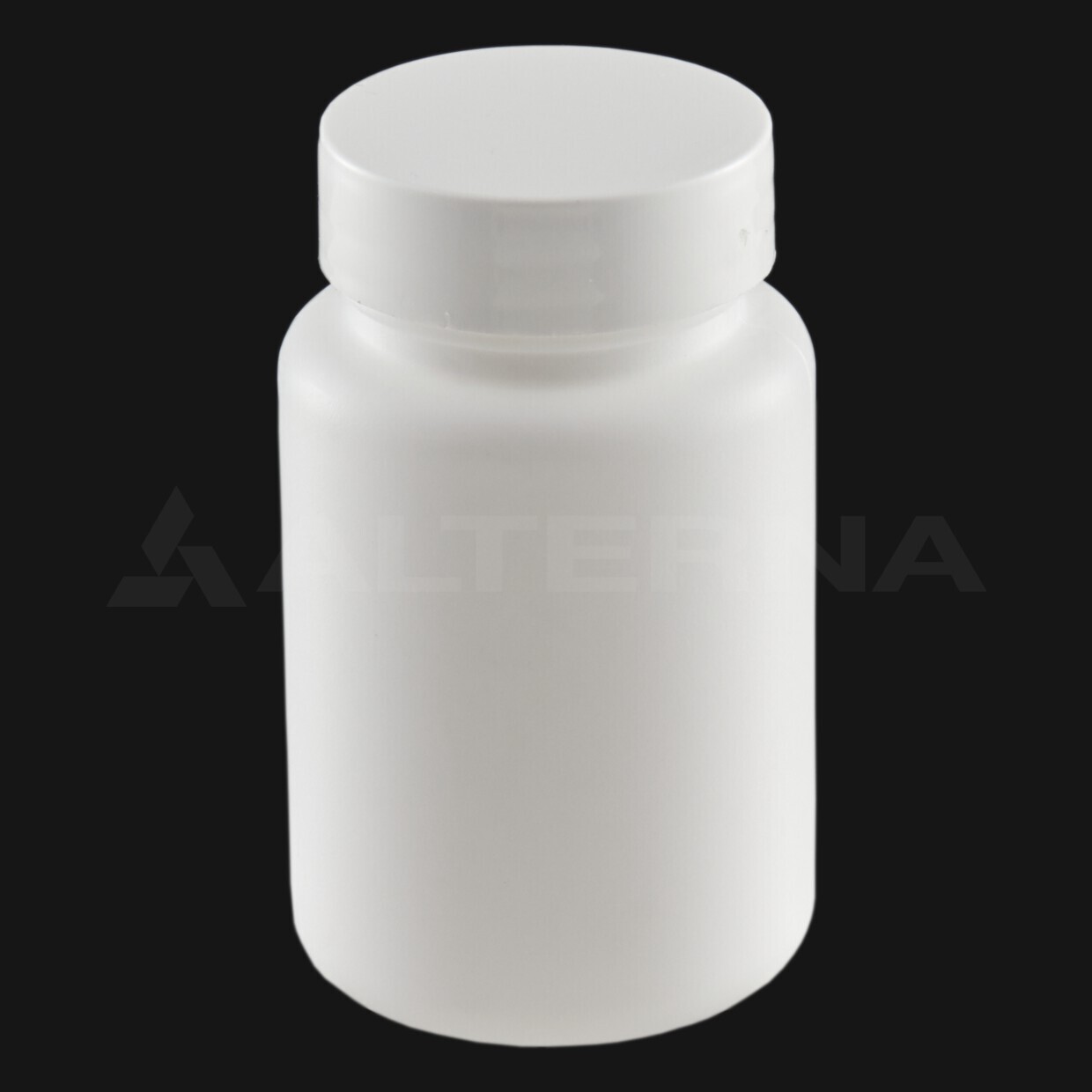 100 ml HDPE-Kunststoff-Tablettenflasche mit 38 mm Schraubverschluss mit Aluminiumfolienauskleidung
