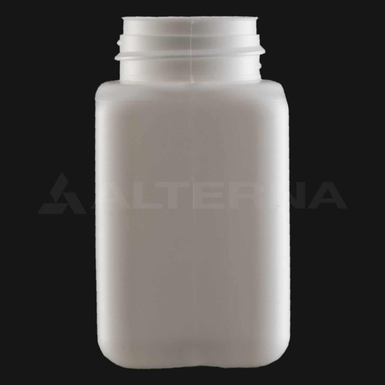 100 ml HDPE Square Bottle with 38 mm Aluminum Foil Lined Cap thumbnail 3