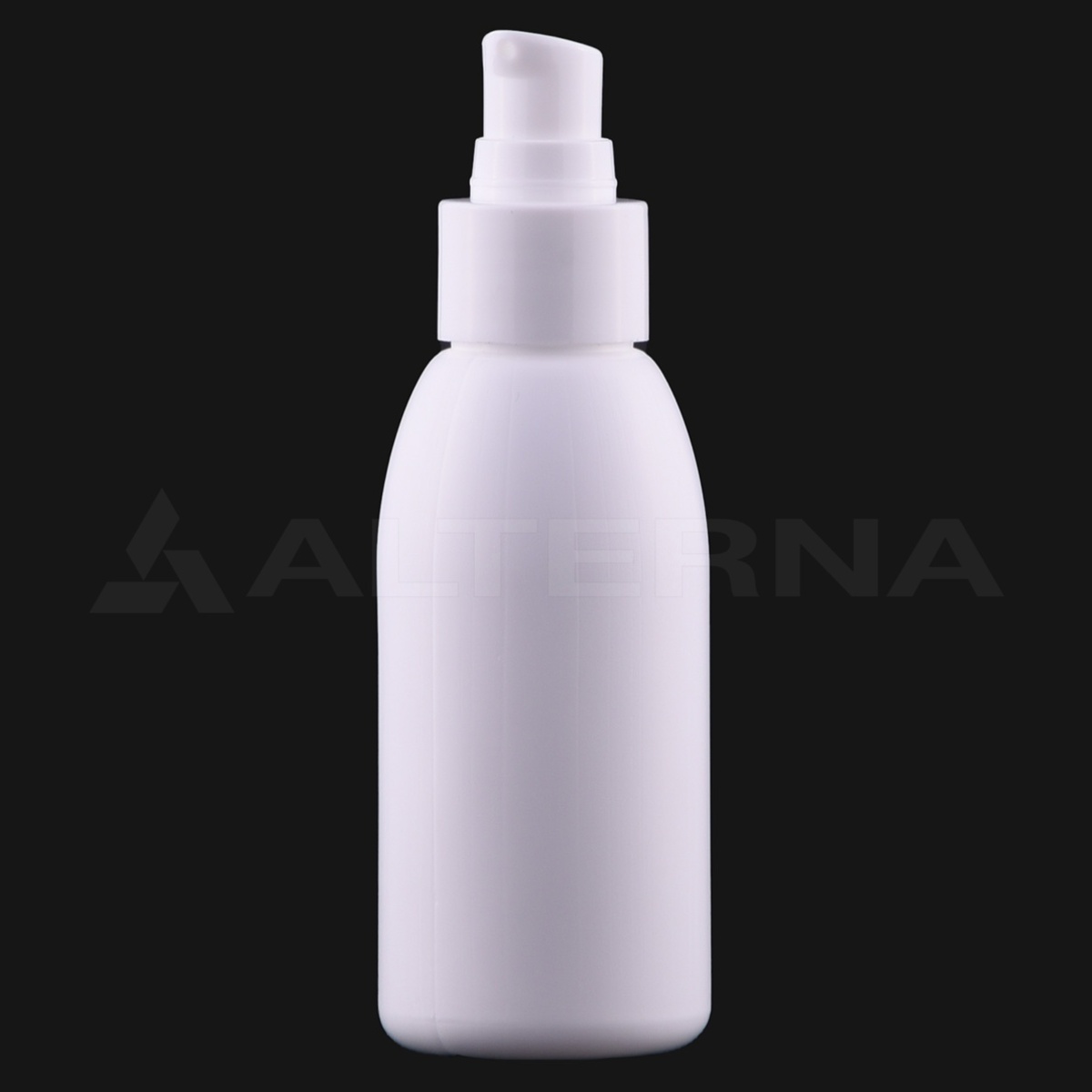 100 ml HDPE Bottle with 24 mm Lotion Pump - Thumbnail 3 of 4
