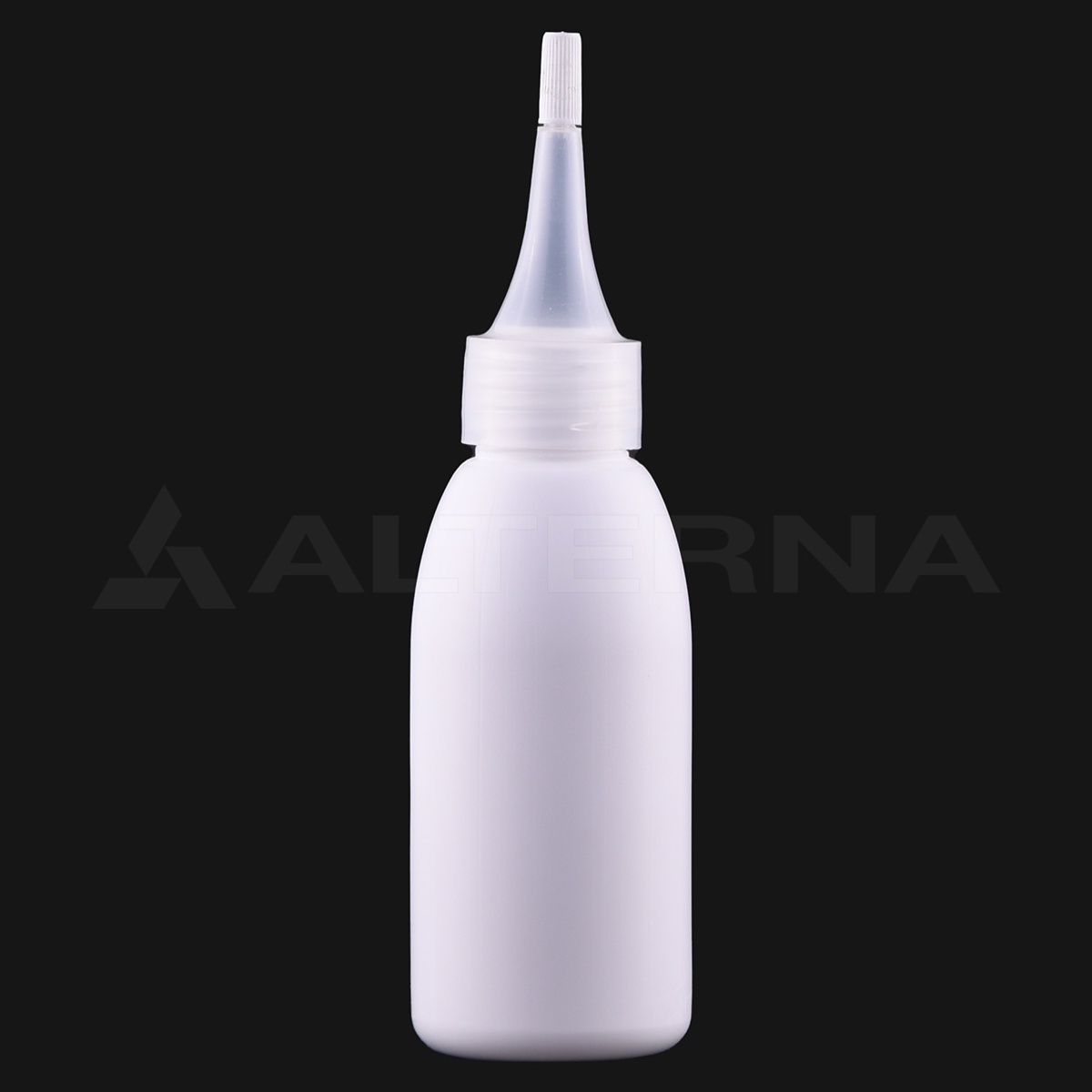 100 ml HDPE Bottle with 24 mm Nozzle Cap - Thumbnail 3 of 4