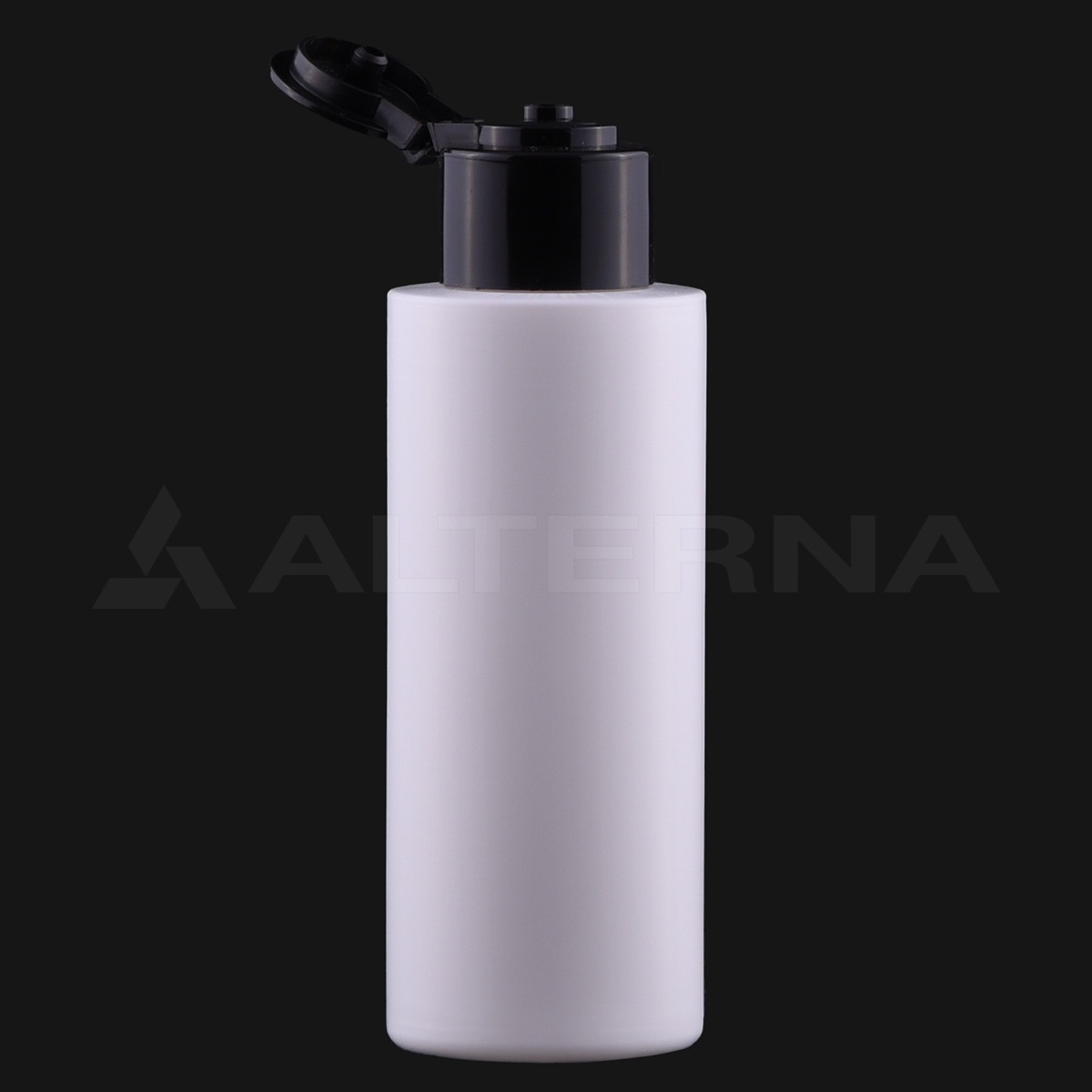100 ml HDPE Cylinder Bottle with 24 mm Flip-top Cap - Thumbnail 4 of 5