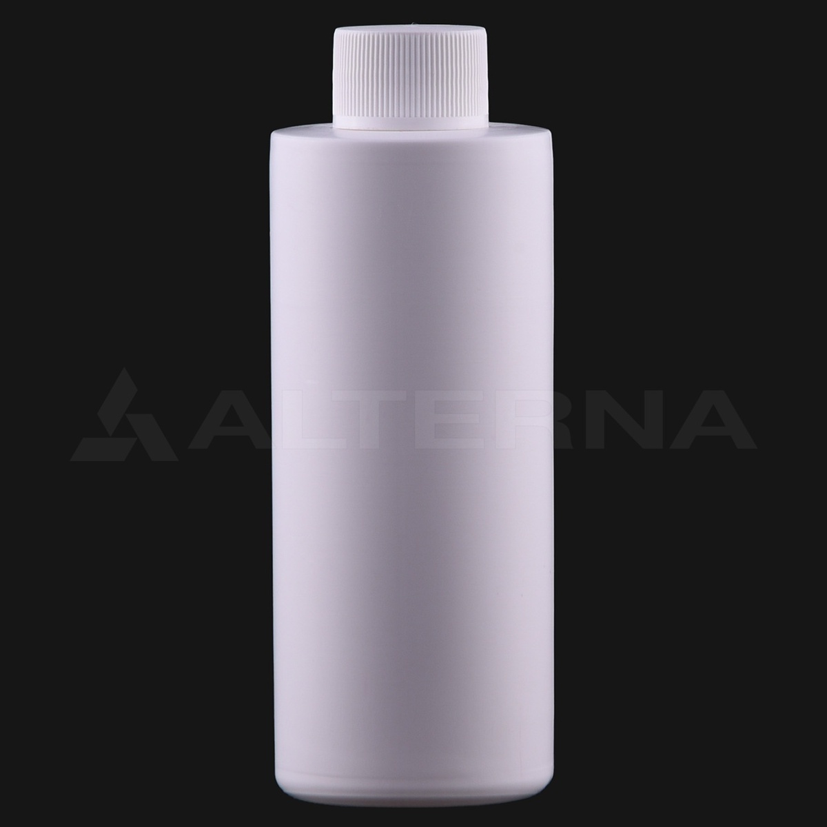 قارورة HDPE أسطوانية سعة 150 مل بغطاء لولبي ببطانة رغوة PE - Professional packaging solution by Alternaplast زجاجة بلاستيكية أسطوانية من البولي إيثيلين عالي الكثافة سعة 150 مل مع غطاء لولبي أبيض 24 مم وبطانة من رغوة البولي إيثيلين