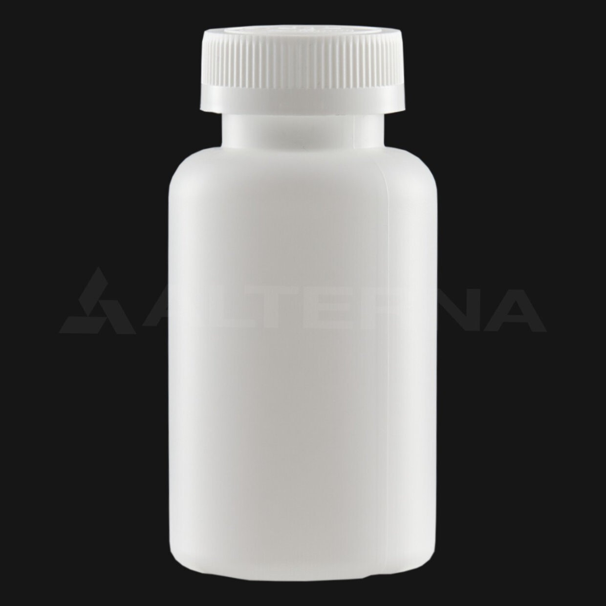 200 ml HDPE-Pillendose mit 38-mm-Kindersicherheitsverschluss - Professional packaging solution by Alternaplast 200 ml HDPE-Kunststoff-Tablettenflasche mit 38 mm kindersicherem Verschluss für pharmazeutische Verpackungen