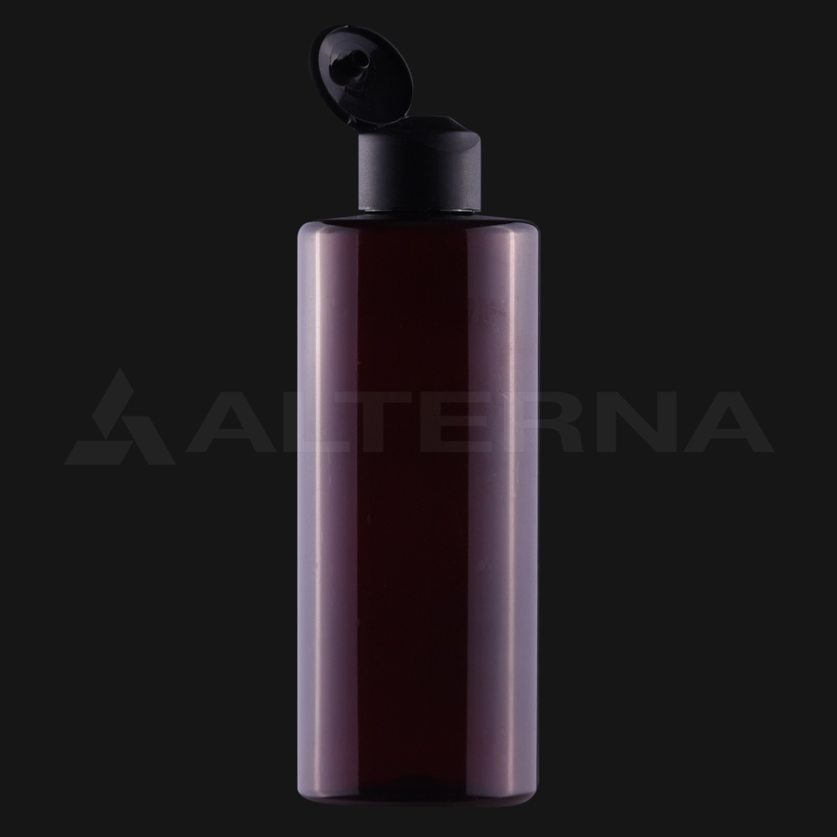 250 ml PET Cylinder Bottle with 24 mm Flip-top Cap thumbnail 2