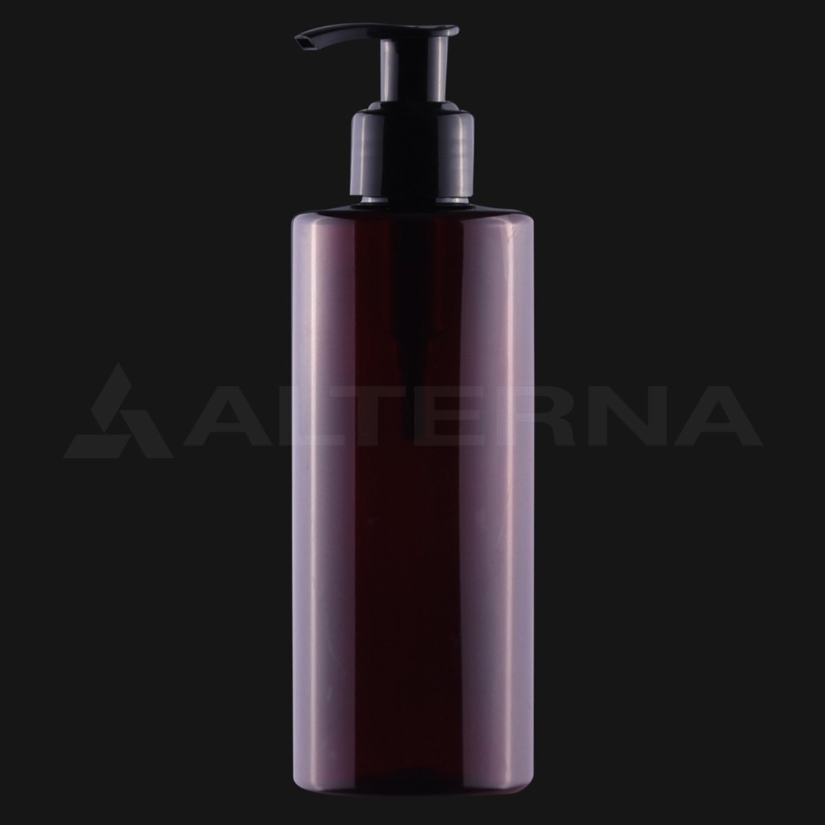 250 ml PET Cylinder Bottle with 24 mm Pump Dispenser thumbnail 2