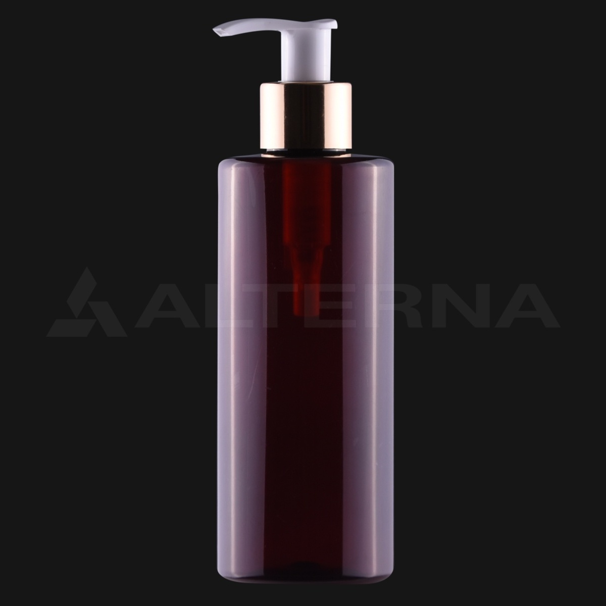 250 ml PET Cylinder Bottle with 24 mm Pump Dispenser thumbnail 3