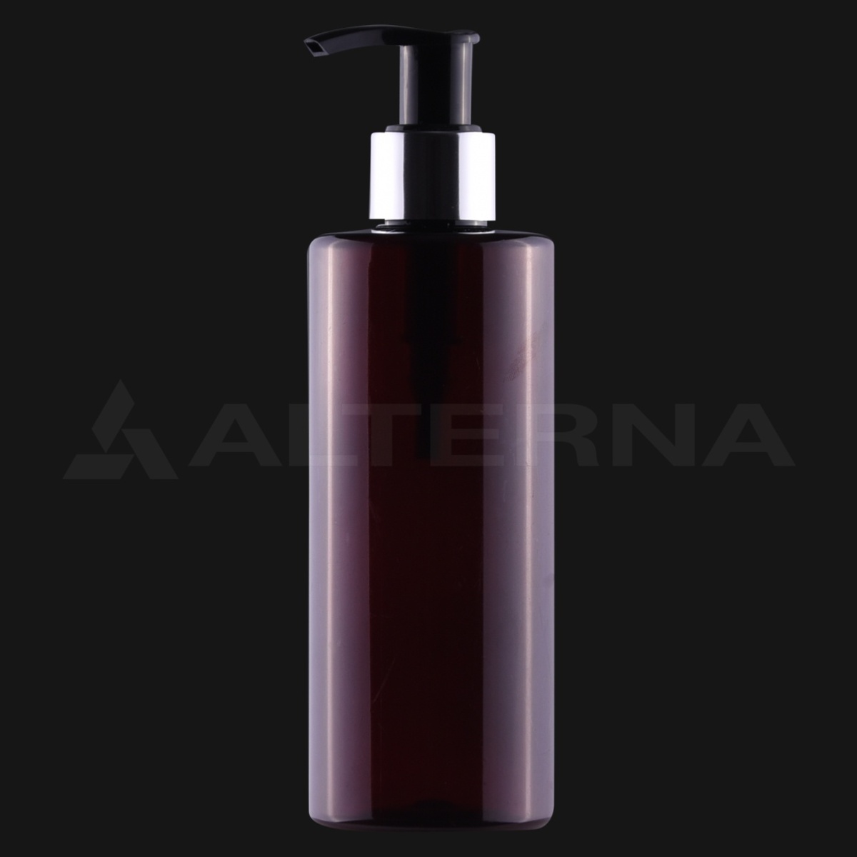 250 ml PET Cylinder Bottle with 24 mm Pump Dispenser thumbnail 4