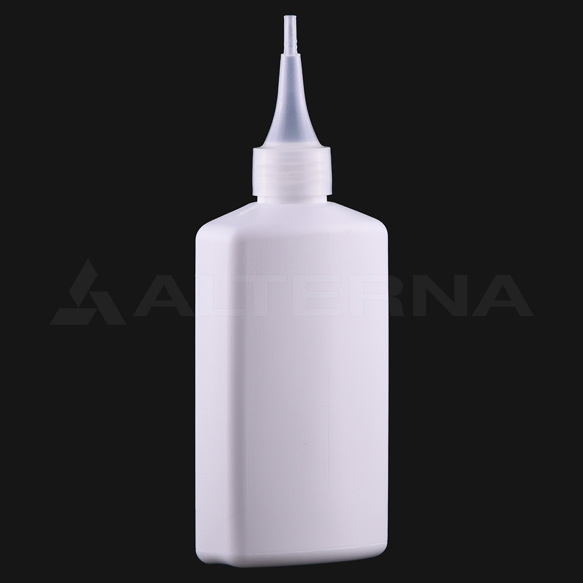 250 ml HDPE Rectangular Bottle with 24 mm Nozzle Cap - Thumbnail 2 of 4