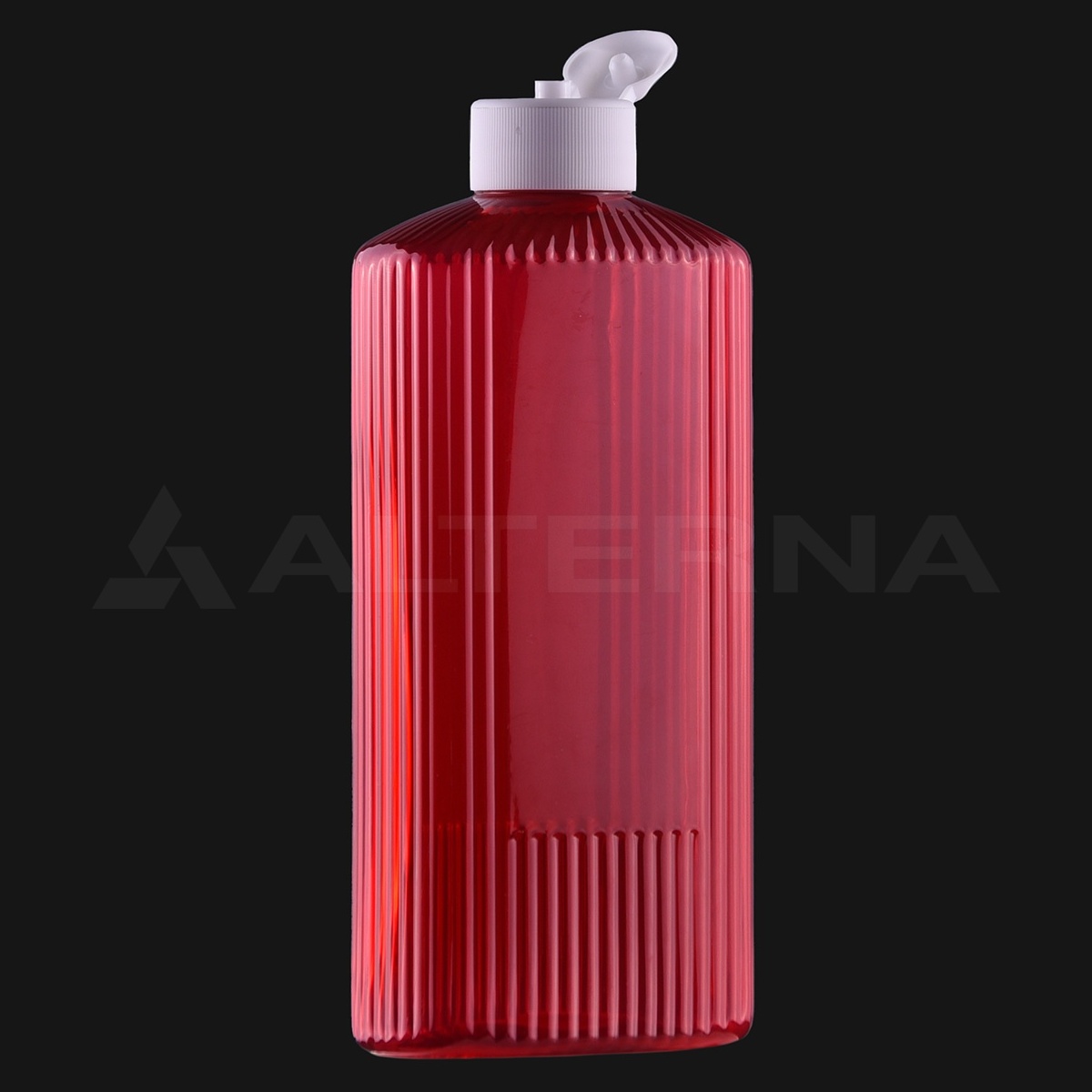 400 ml PET Flat Bottle with 28 mm Flip-top Cap thumbnail 2