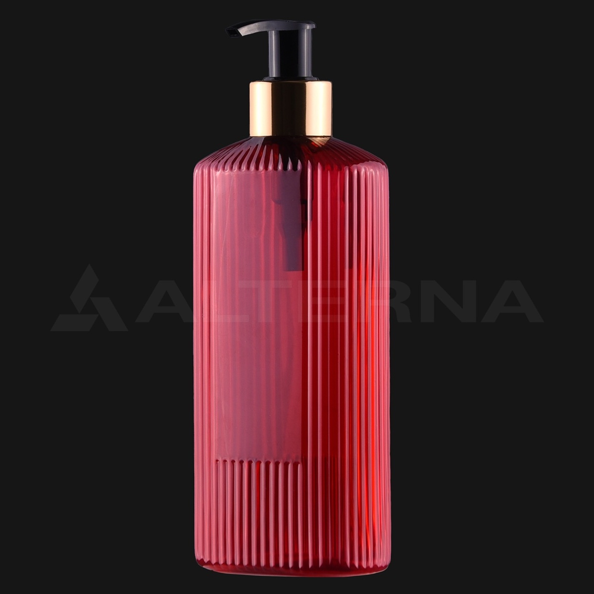 400 ml PET Flat Bottle with 28 mm Pump Dispenser thumbnail 2