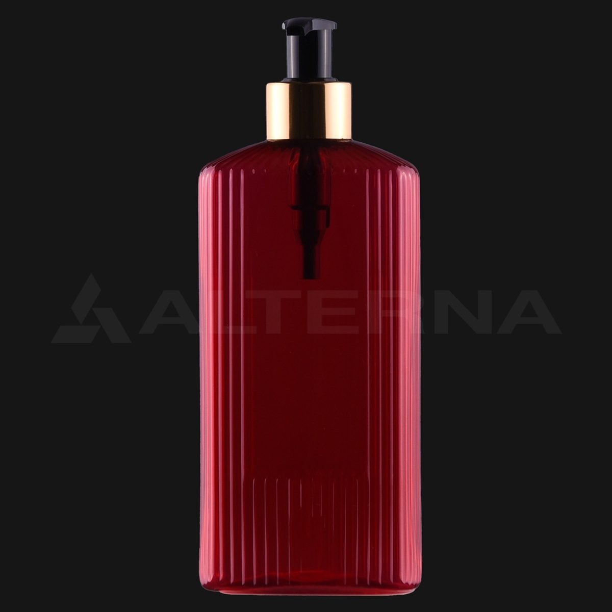 400 ml PET Flat Bottle with 28 mm Pump Dispenser thumbnail 4