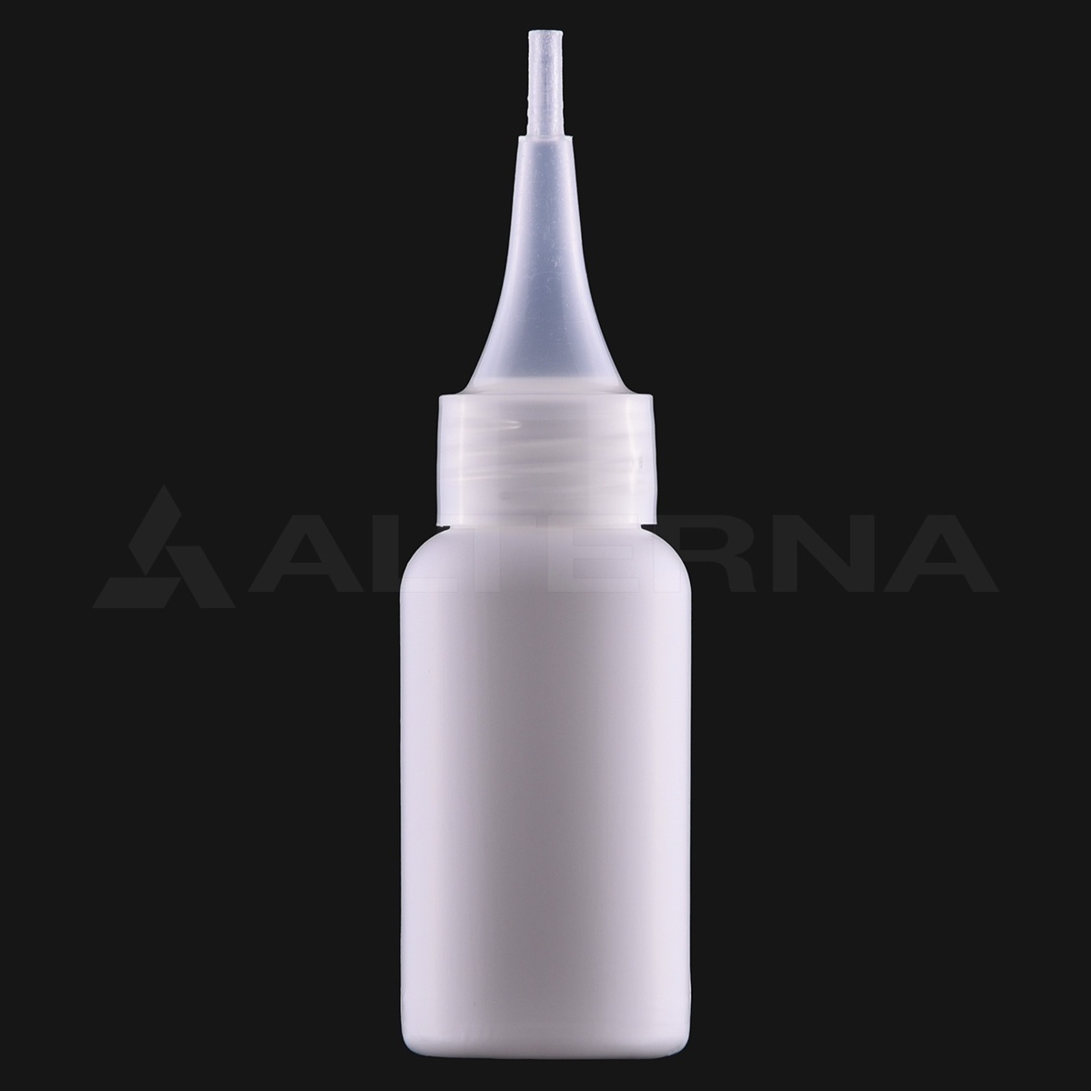 50 ml HDPE Bottle with 24 mm Nozzle Cap - Thumbnail 2 of 3