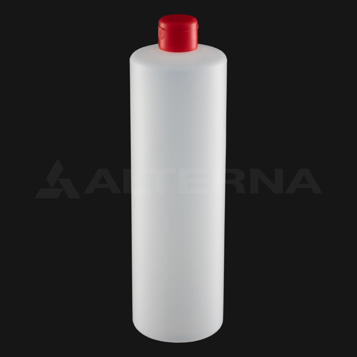 1 Liter HDPE Cylinder Bottle with 28 mm Flip-top Cap thumbnail 2