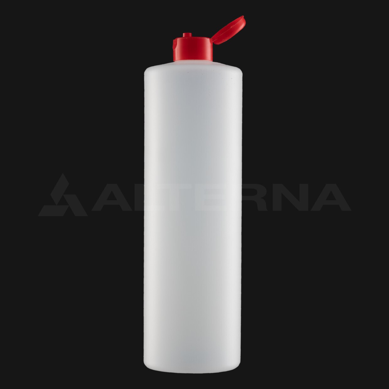 1 Liter HDPE Cylinder Bottle with 28 mm Flip-top Cap thumbnail 3