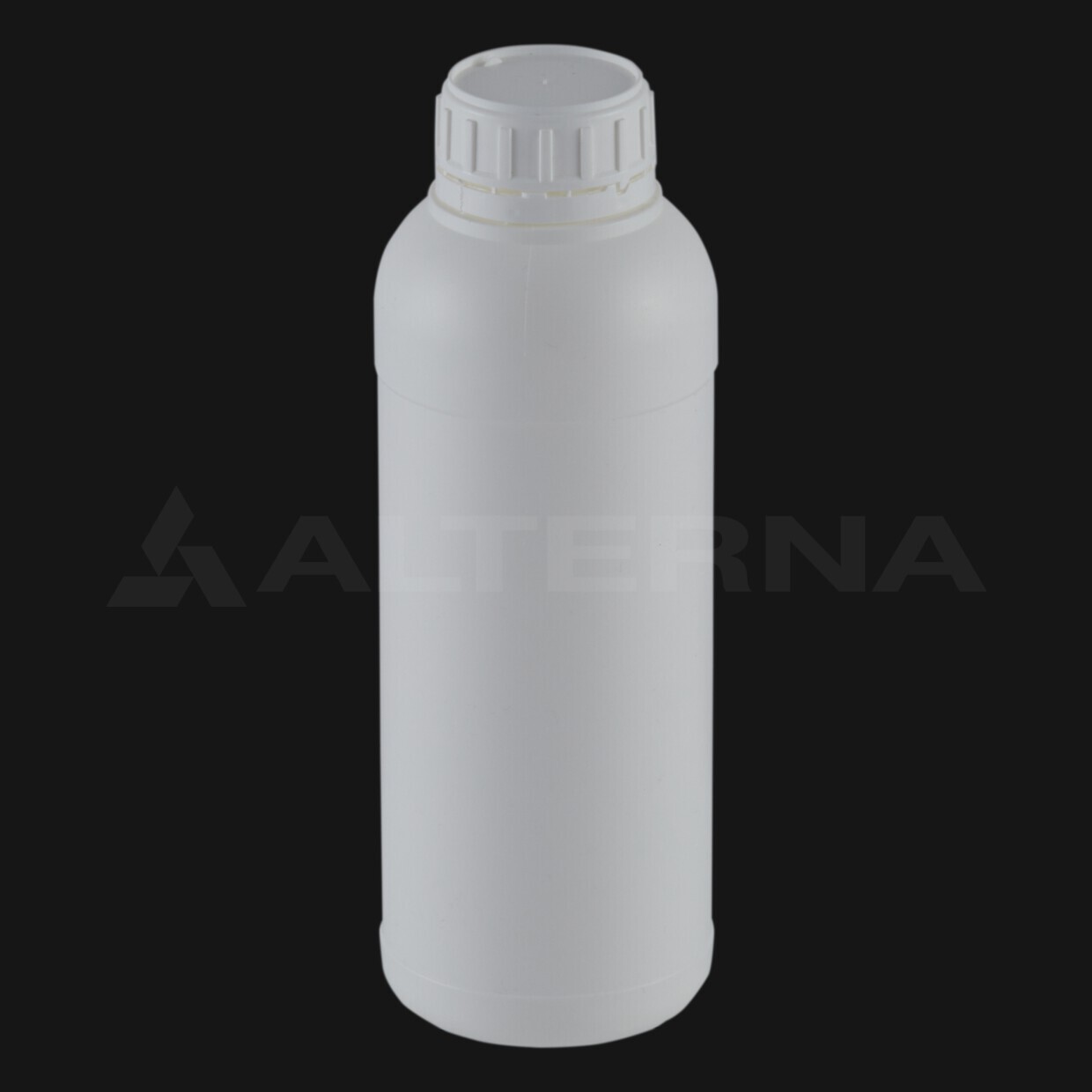 1 Liter HDPE Oval Bottle with 50 mm Capsule Vented Tamper-evident Cap thumbnail 2
