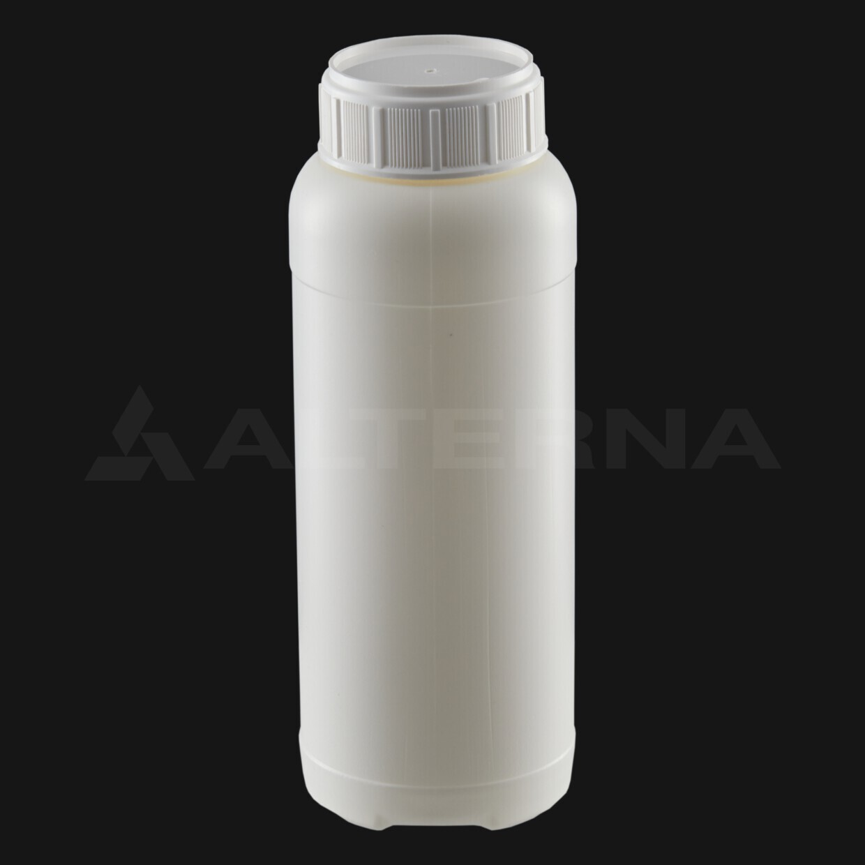 1 Liter HDPE Bottle with 63 mm Vented Aluminum Foil Lined Cap thumbnail 2