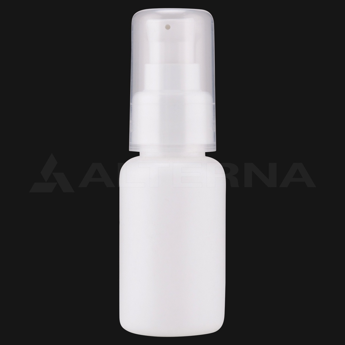50 ml HDPE Rigid Bottle with 24 mm Lotion Pump