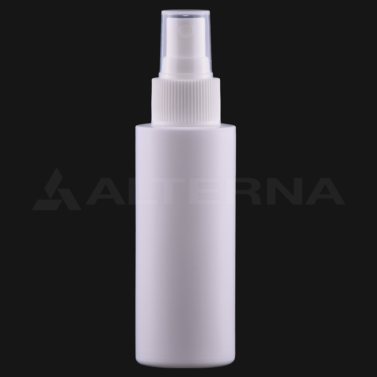 100 ml HDPE Cylinder Spray Bottle with 24 mm Atomizer