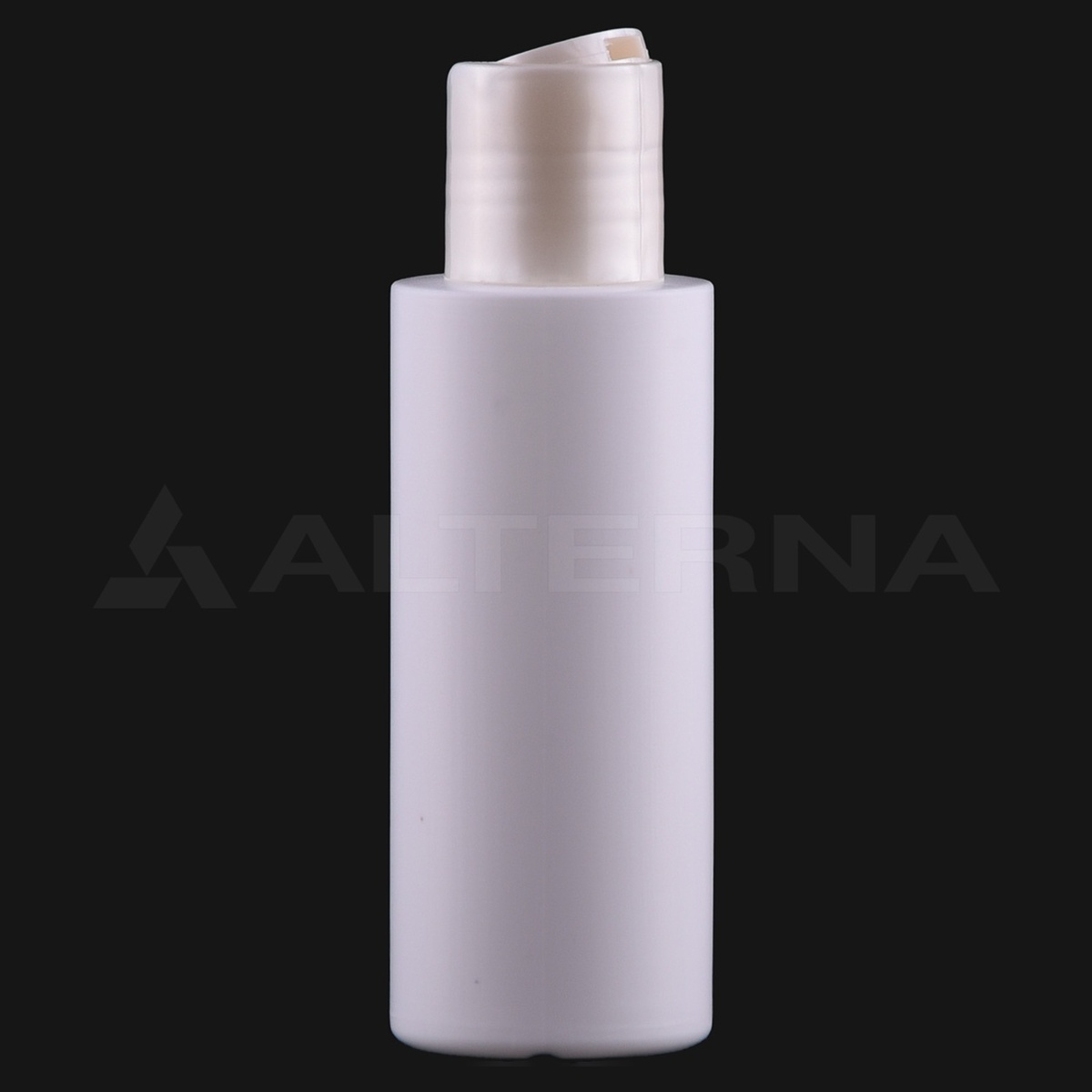 100 ml HDPE Cylinder Bottle with 24 mm Disc-top Cap thumbnail 2