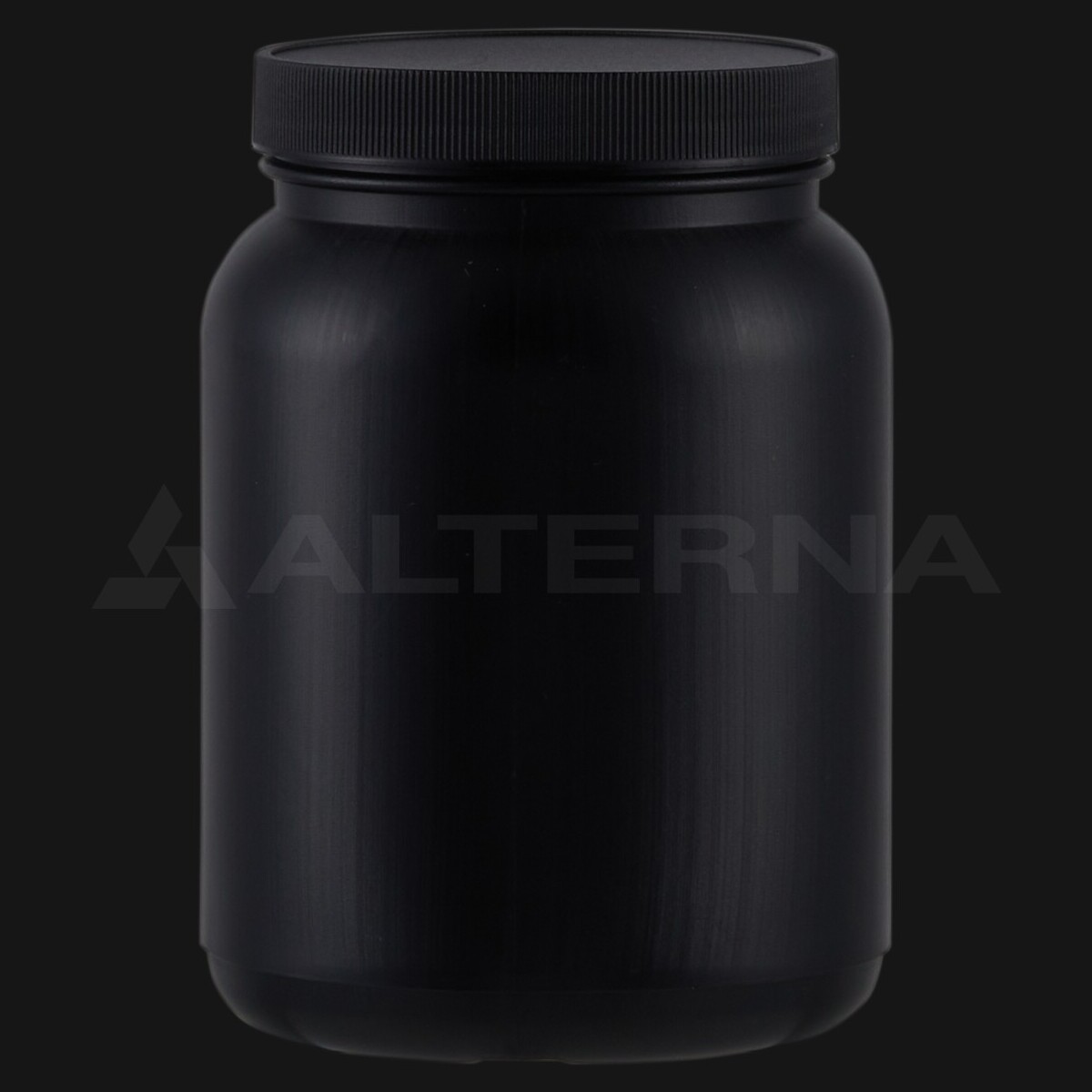 1 Liter HDPE Cylinder Jar with 100 mm Aluminum Foil Lined Lid