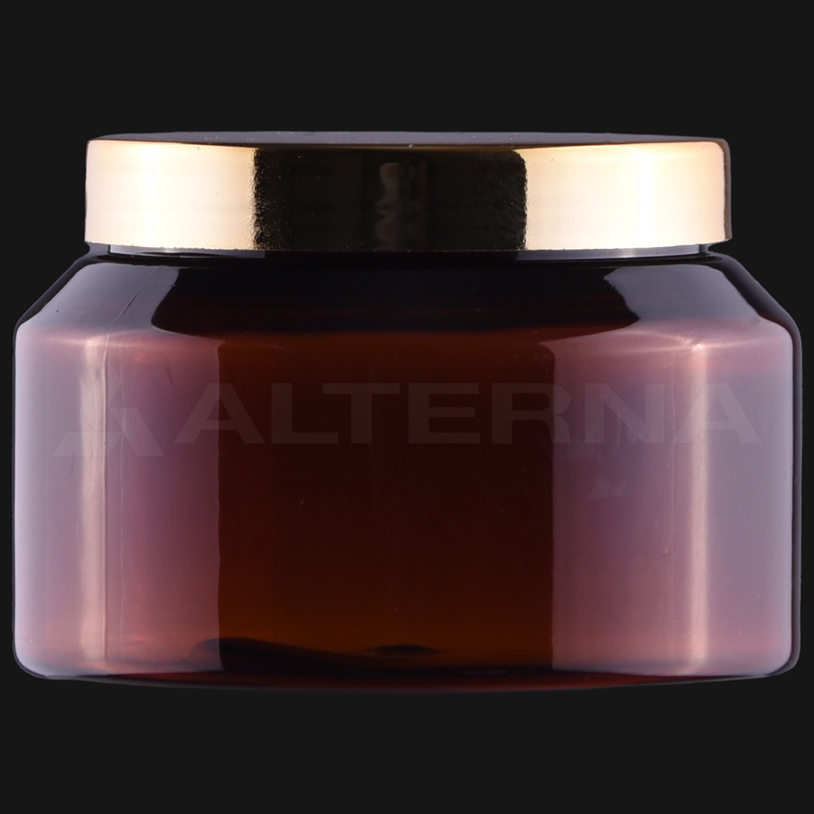 250 ml PET Conical Jar with 70 mm Chrome-plated Lid