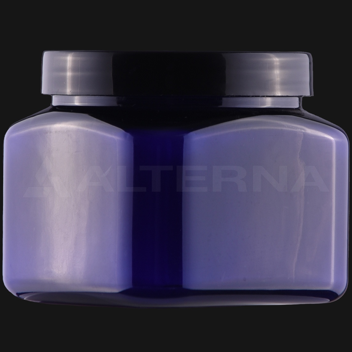 250 ml PET Square Jar with 70 mm Pressure Sensitive Liner Lid thumbnail 2