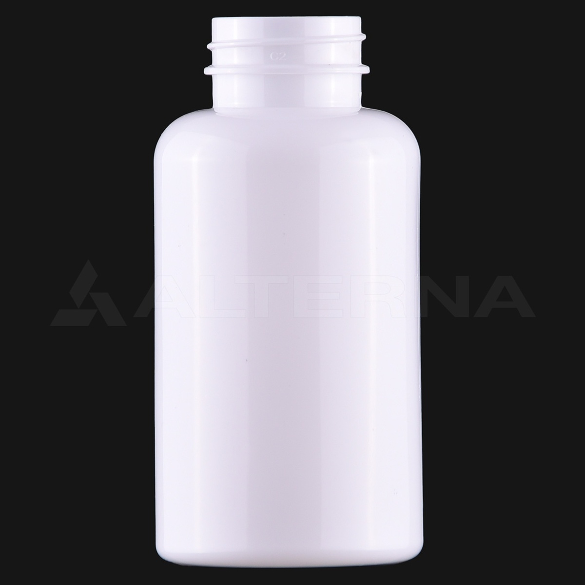 300 ml PET Pill Bottle with 38 mm Metal Cap thumbnail 2