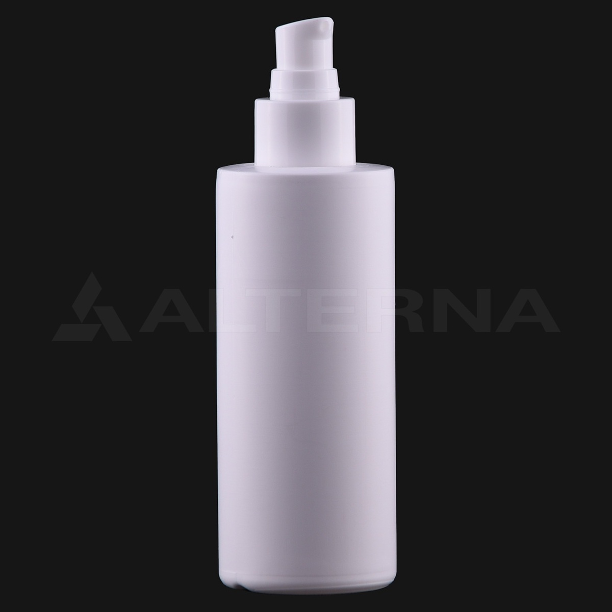 150 ml HDPE Cylinder Bottle with 24 mm Lotion Pump thumbnail 2