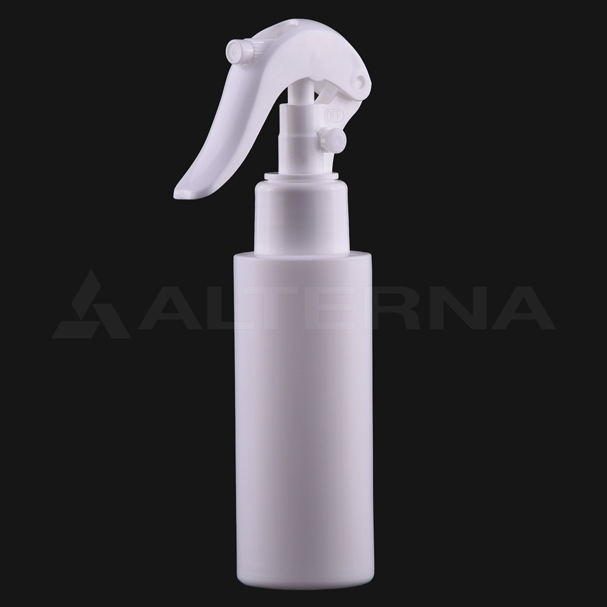 150 ml HDPE Cylinder Spray Bottle with 24 mm Mini Trigger thumbnail 2