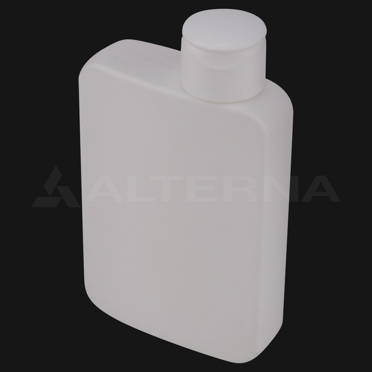 150 ml HDPE Flat Bottle with 24 mm Flip-top Cap thumbnail 6
