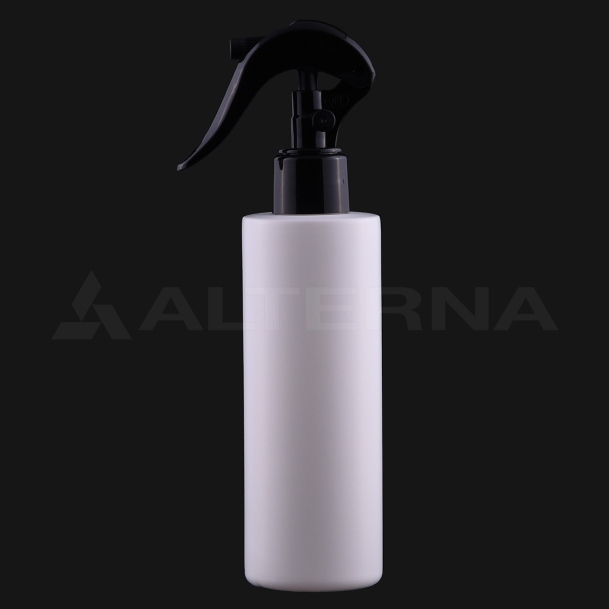 200 ml HDPE Cylinder Spray Bottle with 24 mm Mini Trigger thumbnail 3