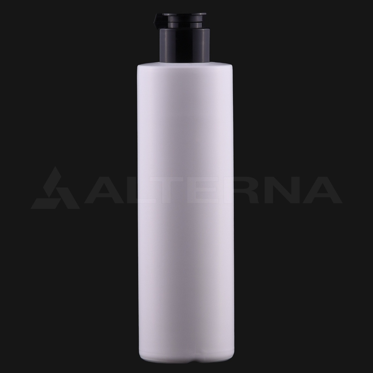 250 ml HDPE Cylinder Bottle with 24 mm Flip-top Cap thumbnail 3