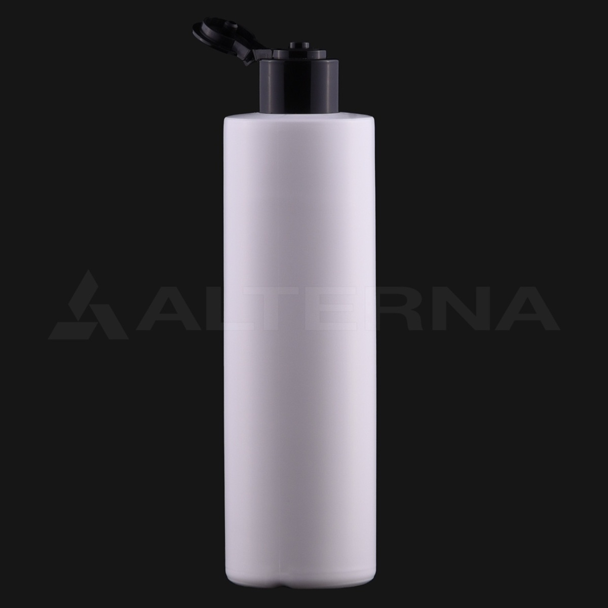250 ml HDPE Cylinder Bottle with 24 mm Flip-top Cap thumbnail 4