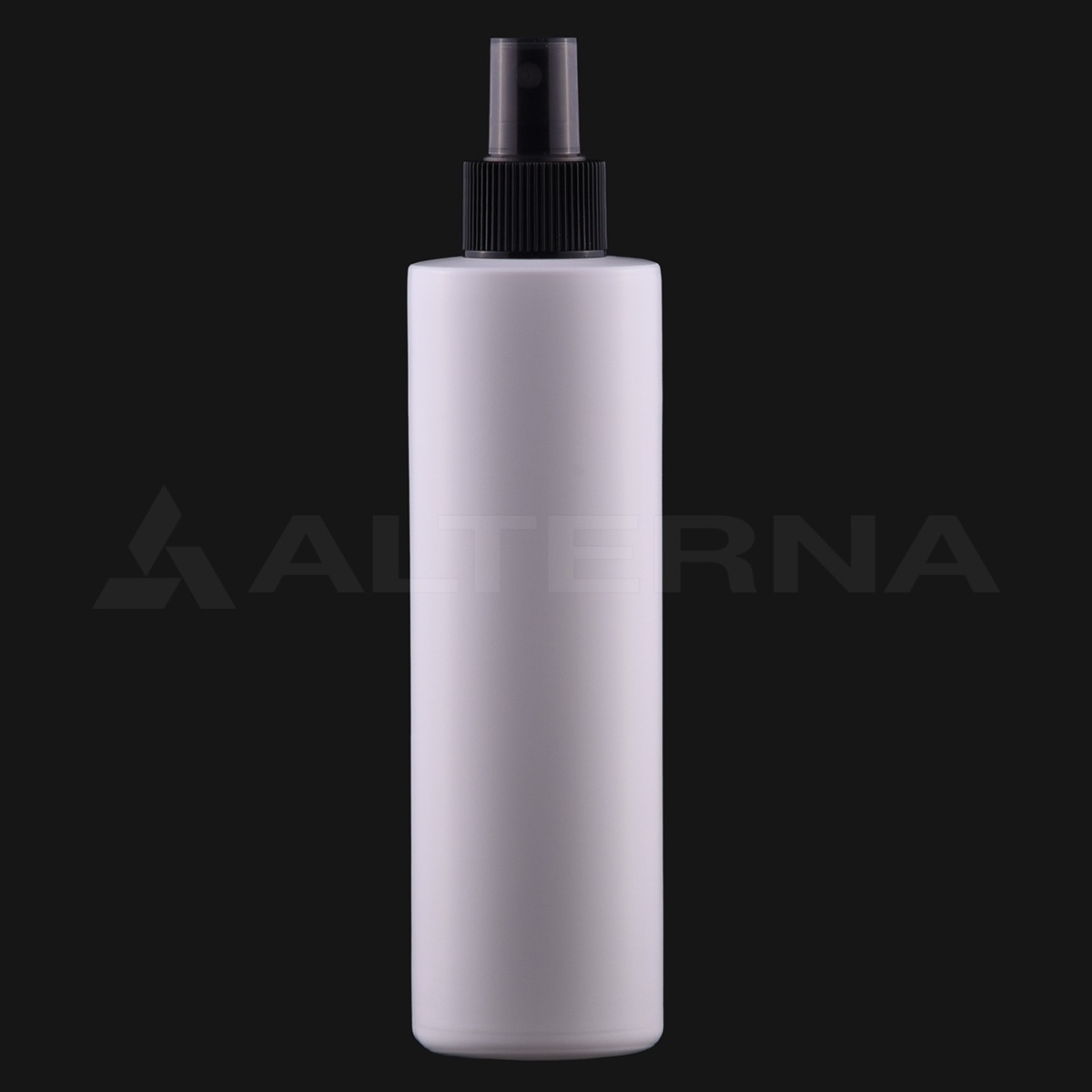 250 ml HDPE Cylinder Spray Bottle with 24 mm Atomizer thumbnail 2
