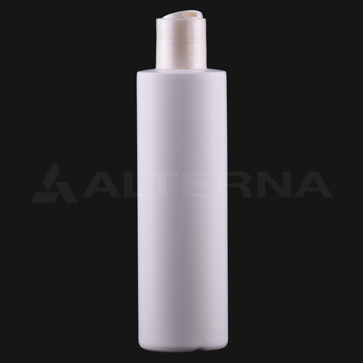 250 ml HDPE Cylinder Bottle with 24 mm Disc-top Cap thumbnail 2