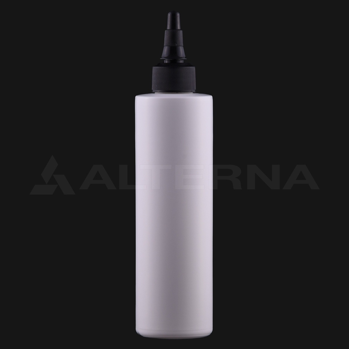 250 ml HDPE Cylinder Bottle with 24 mm Twist-top Cap thumbnail 2