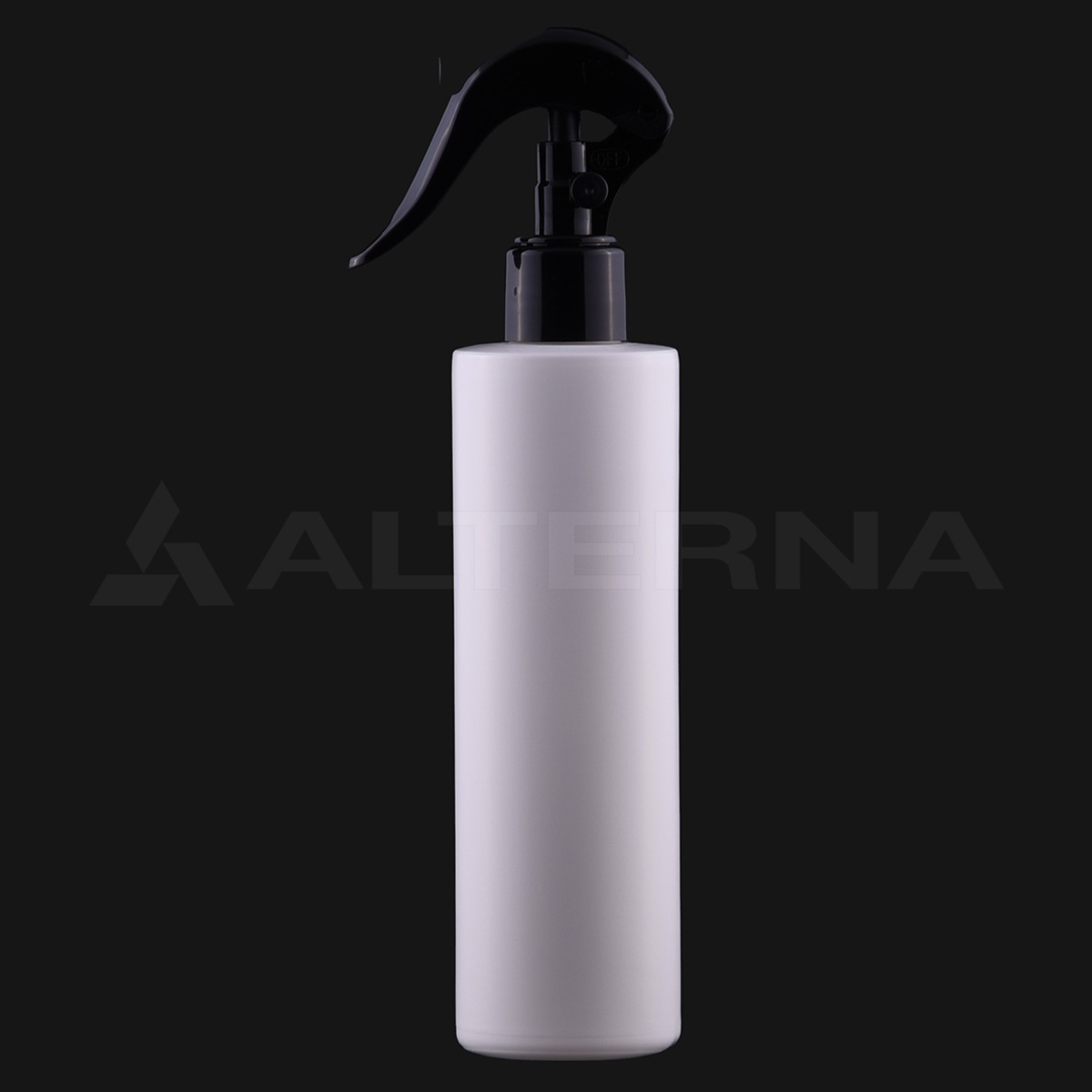 250 ml HDPE Cylinder Spray Bottle with 24 mm Mini Trigger thumbnail 3