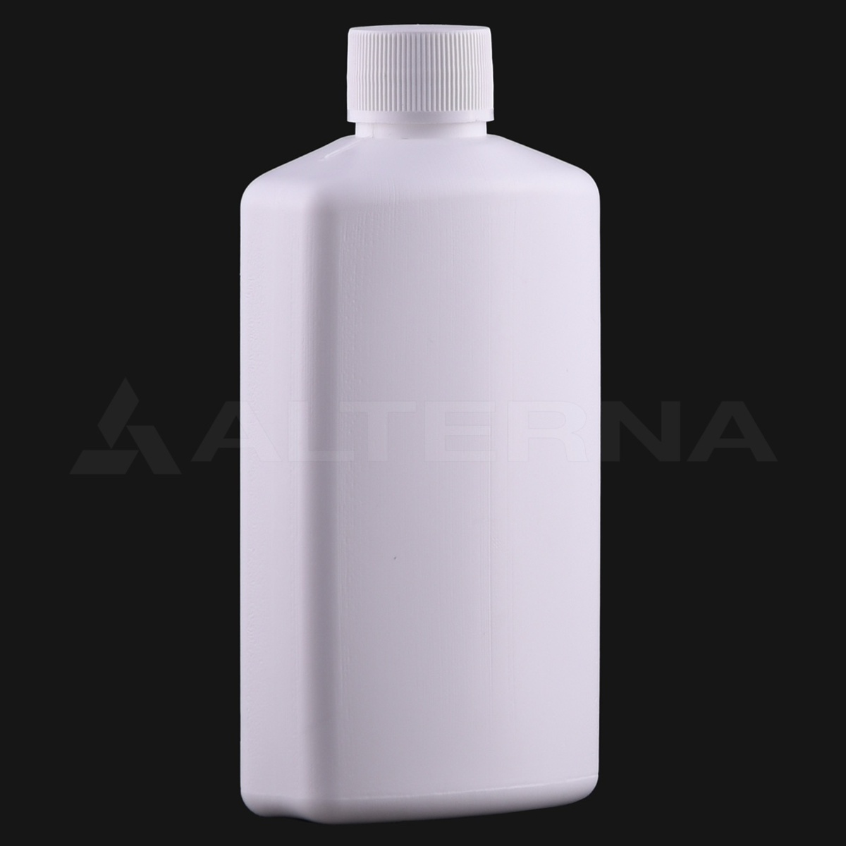 250 ml HDPE Rectangular Bottle with 24 mm PE Foam Lined Cap thumbnail 2