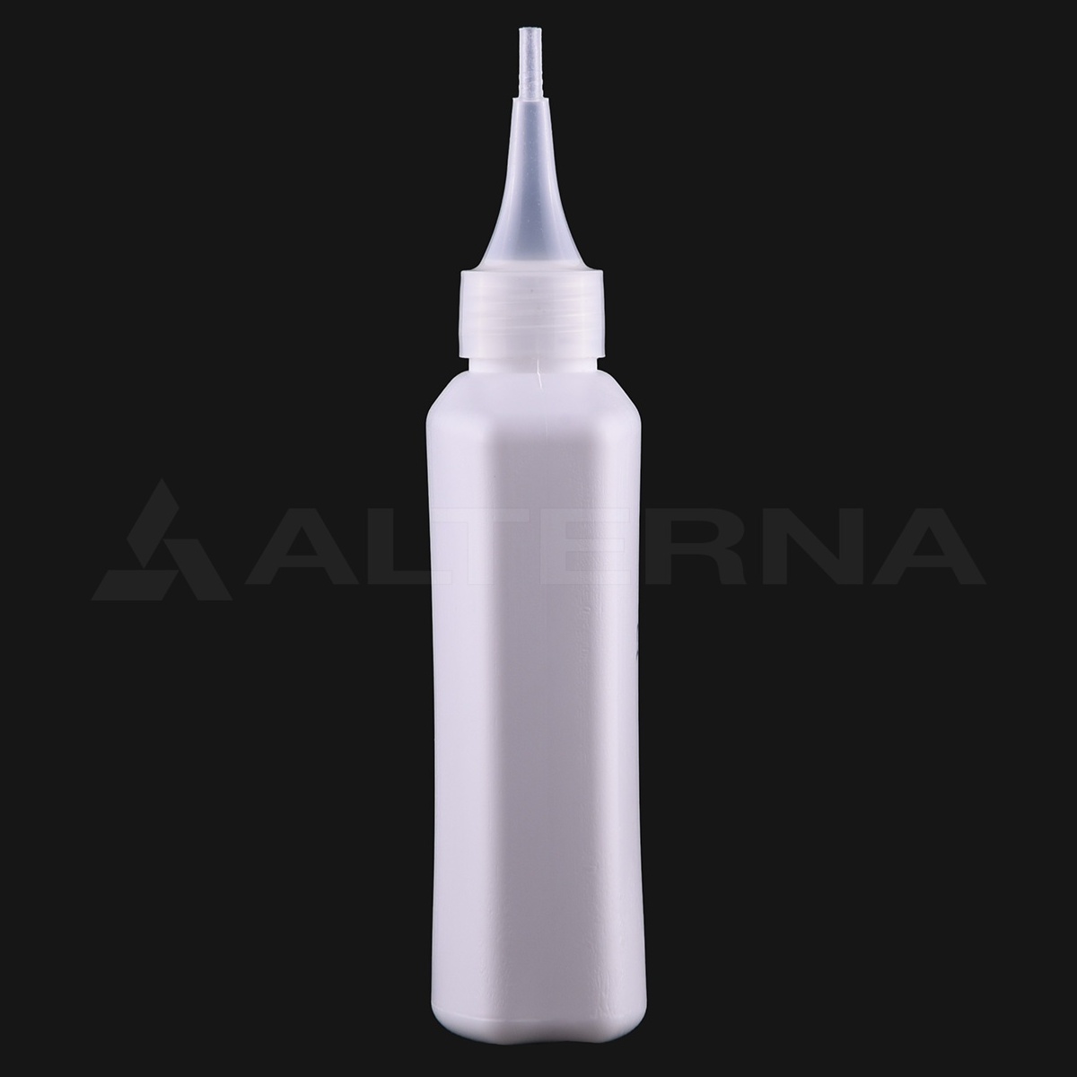 250 ml HDPE Rectangular Bottle with 24 mm Nozzle Cap thumbnail 3