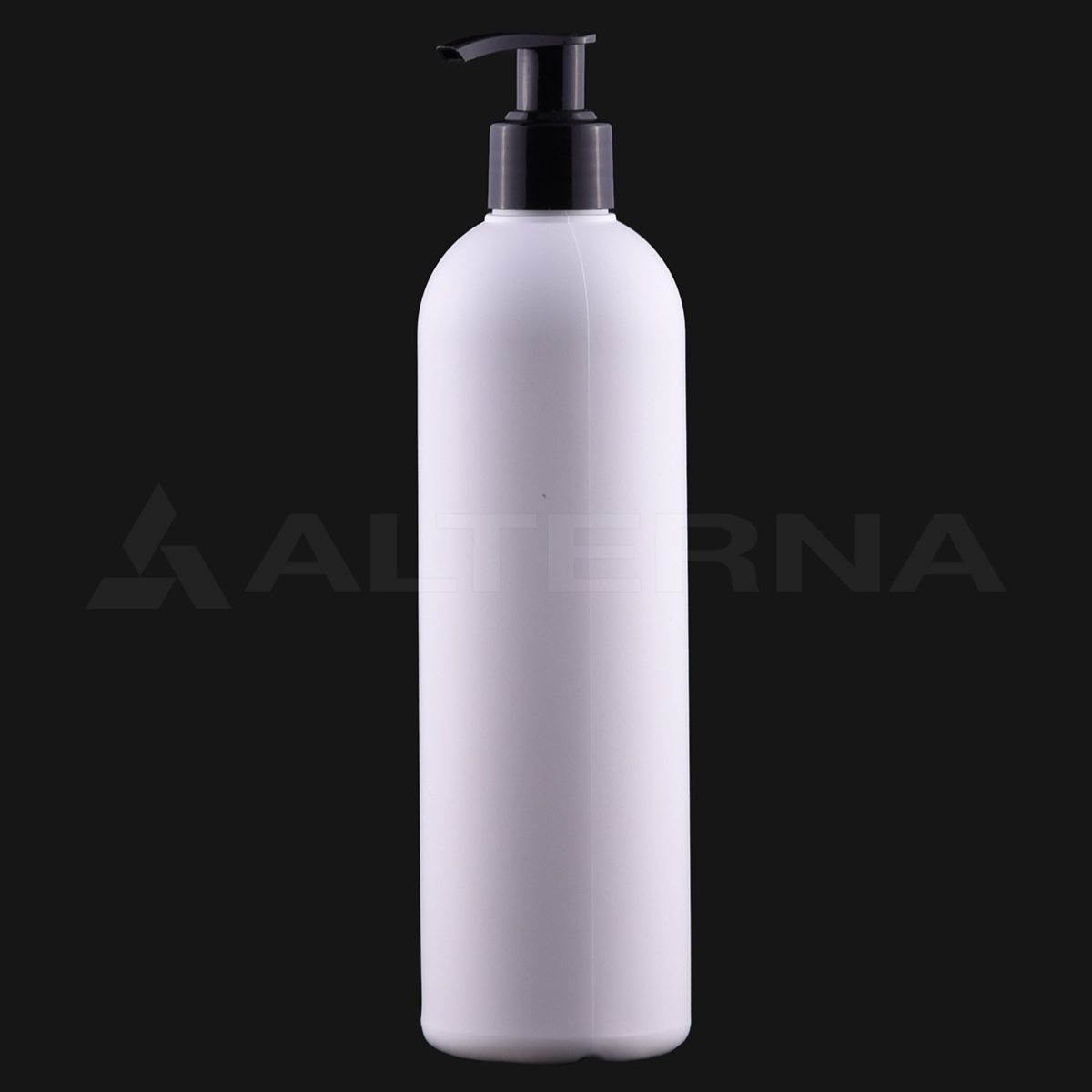 330 ml HDPE Boston Round Bottle with 24 mm Pump Dispenser thumbnail 5